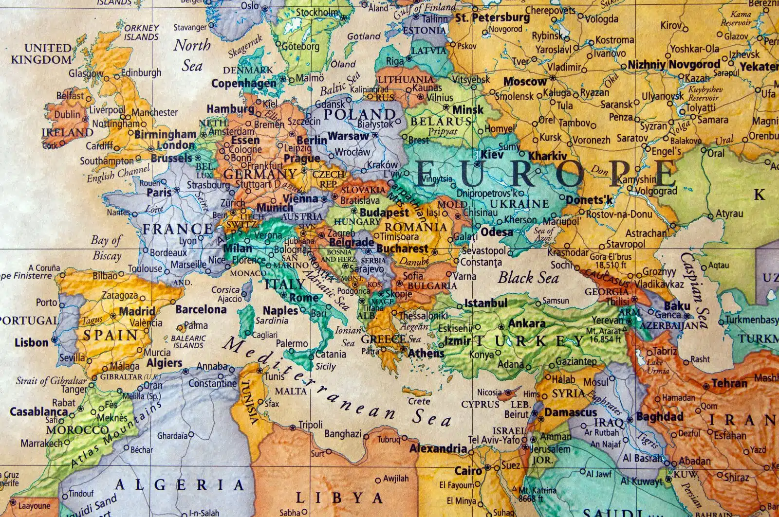 Europe map Depositphotos 12260592 XL