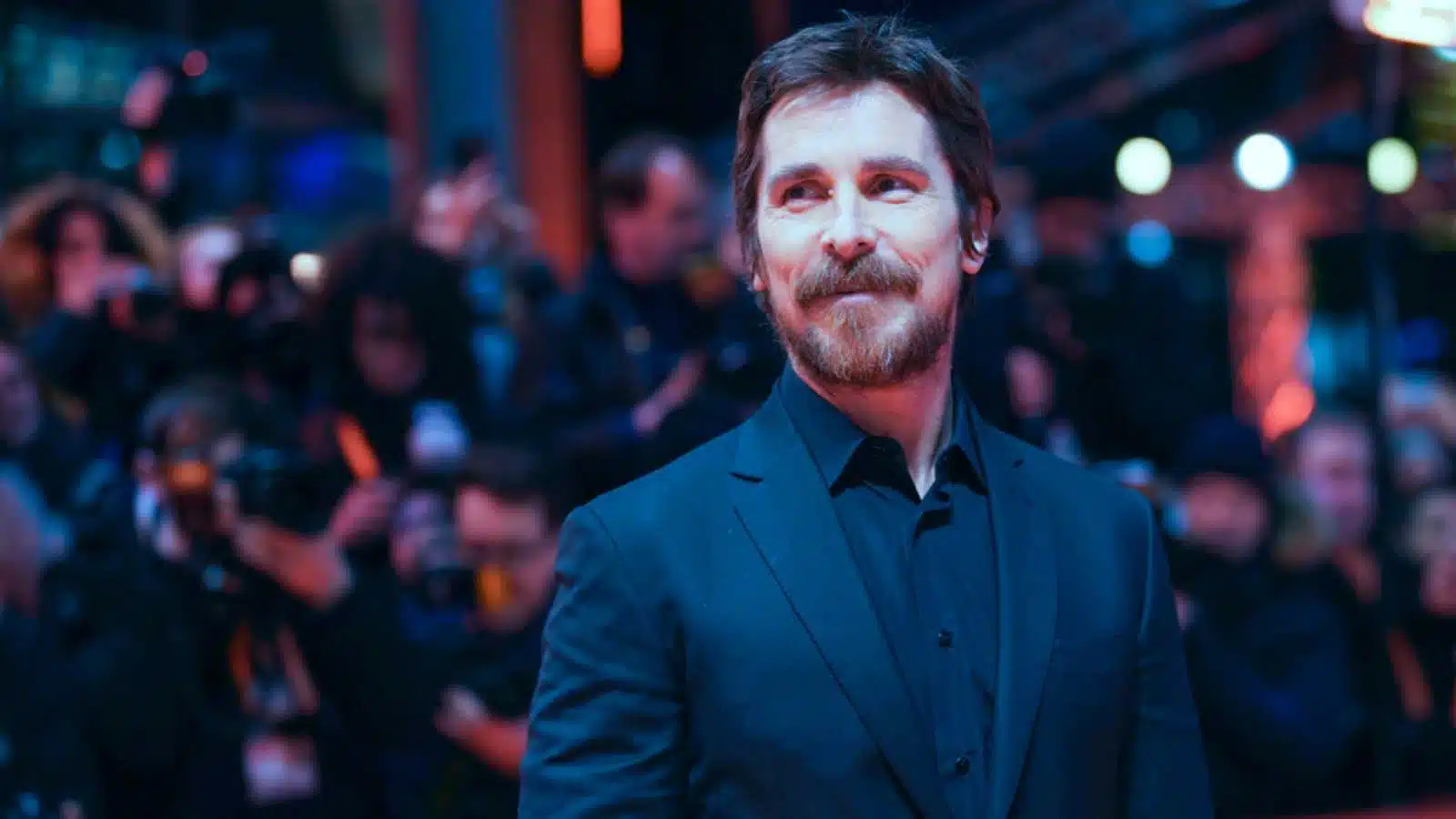 Christian Bale poses at the 'Vice' (Vice - Der zweite Mann) premiere during the 69th Berlinale International Film Festival Berlin at Berlinale Palace on February 11, 2019 in Berlin, Germany.