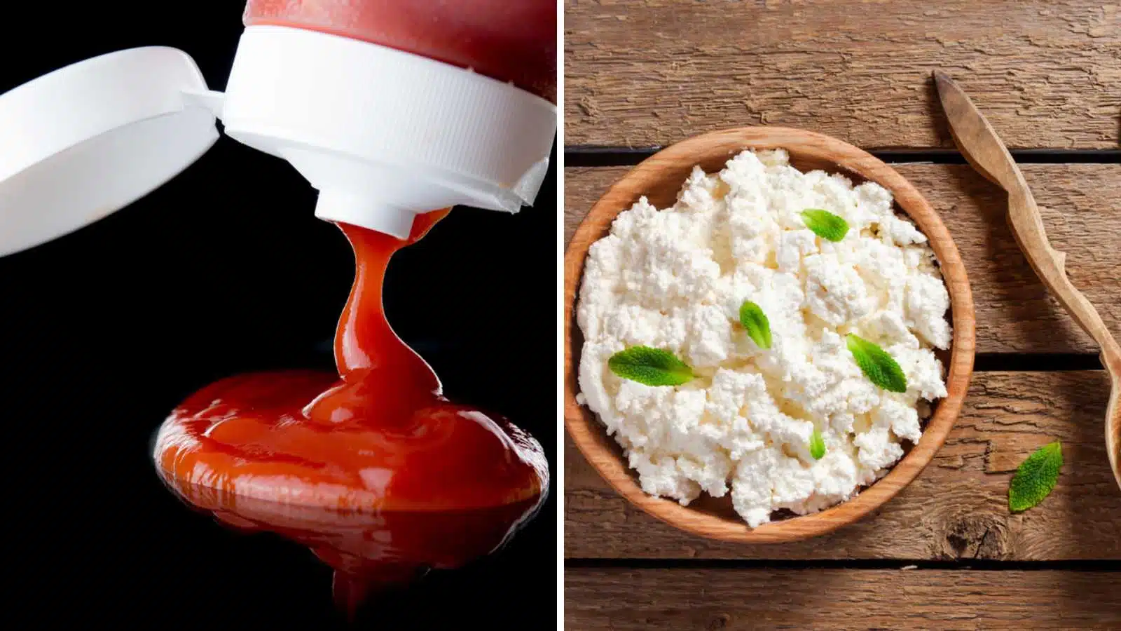 Ketchup and Cottage Cheese