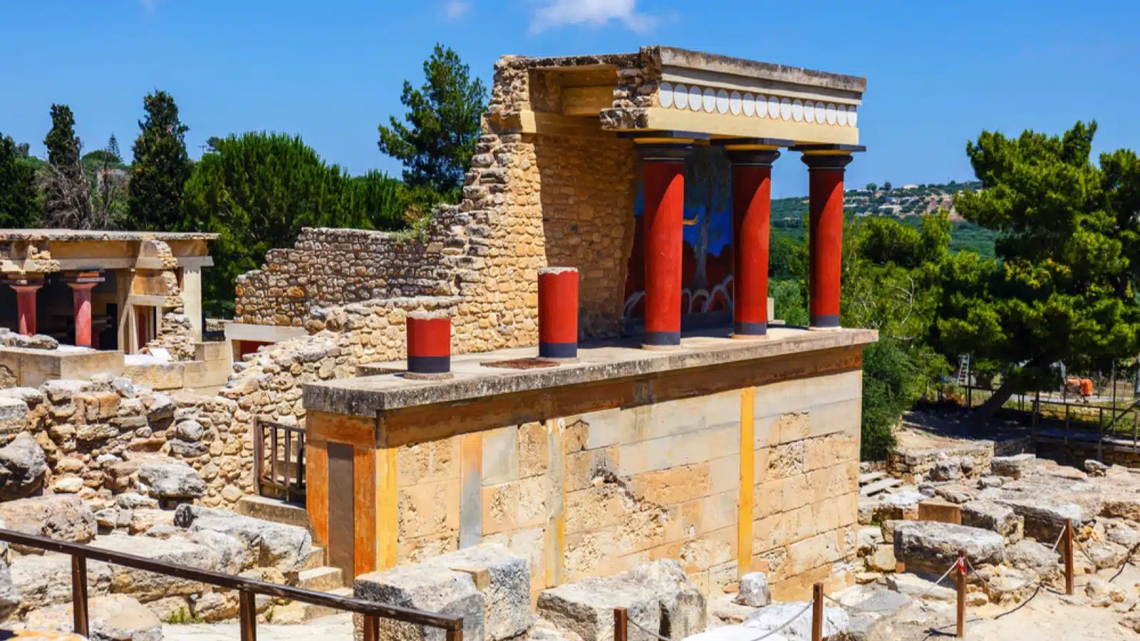 Minoan Palace of Knossos on Crete, Greece