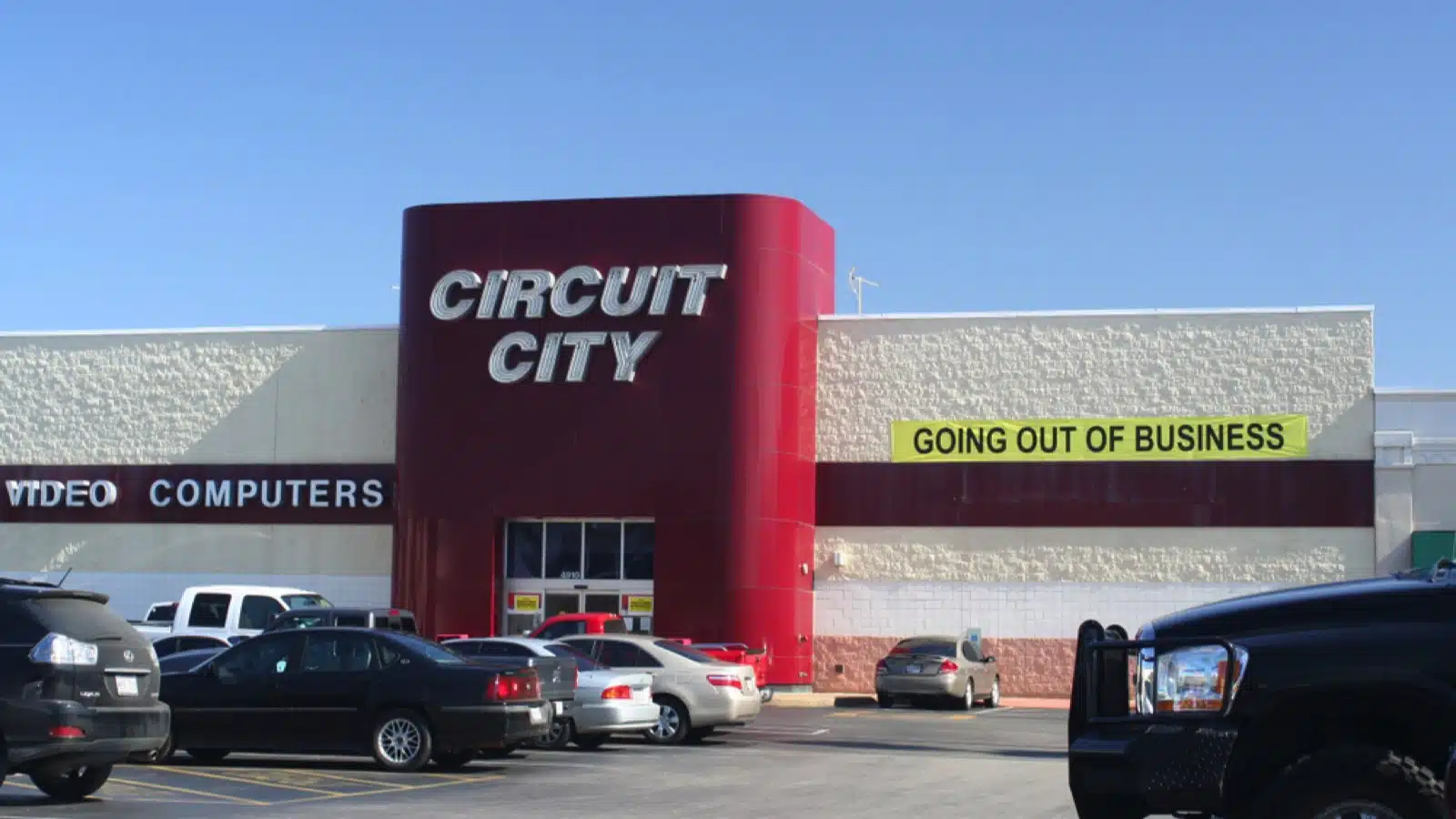 Tyler, TX - January 30, 2009: Circuit City Store with Going out of Business sign.