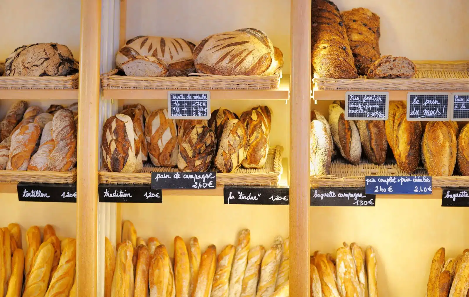 Freshly baked French bread Depositphotos 102939528 XL
