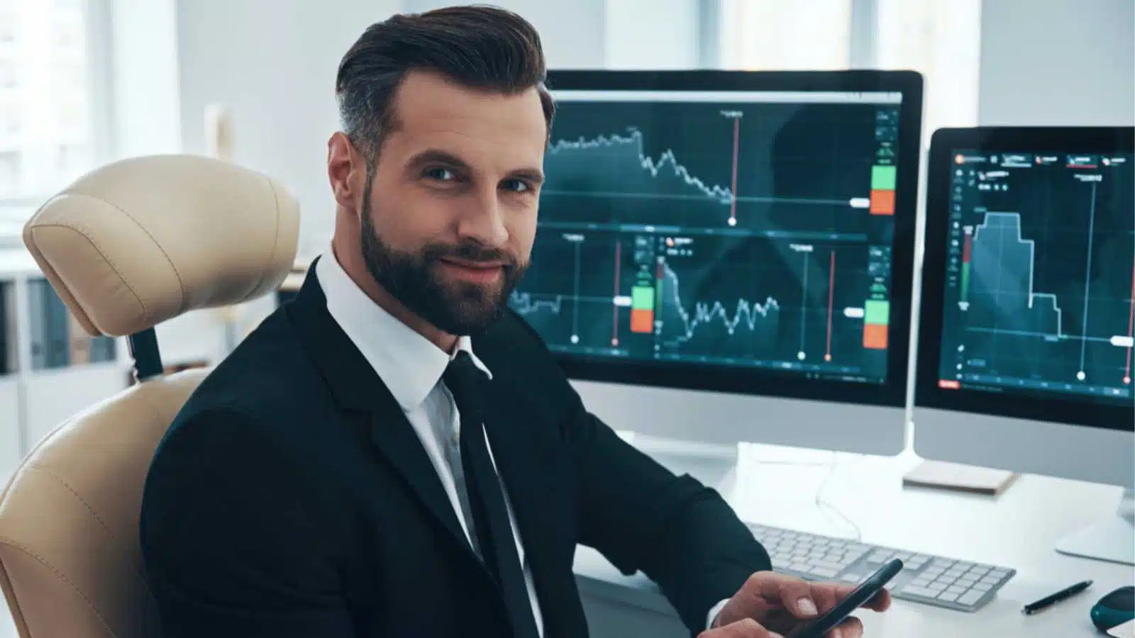 Man invested in stock market